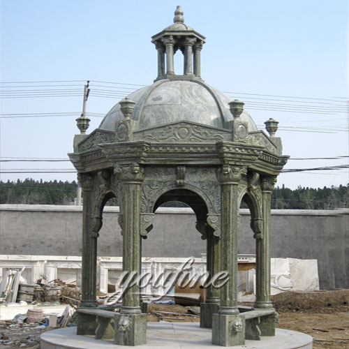 Classical Decorative outdoor natural stone gazebo for sale
