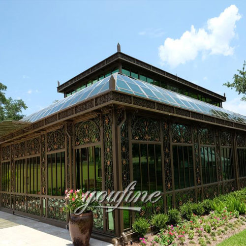 Large Garden Wrought Iron Gazebo For Sale