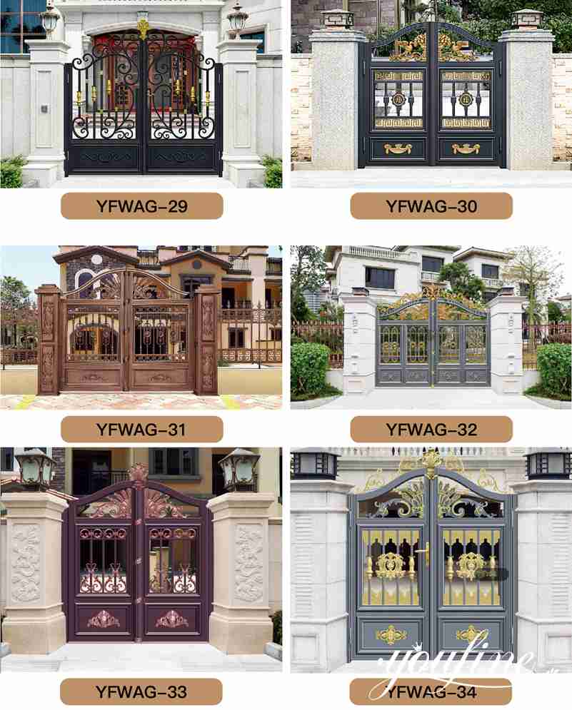 Aluminium Driveway Gate for Garden Decor for Sale