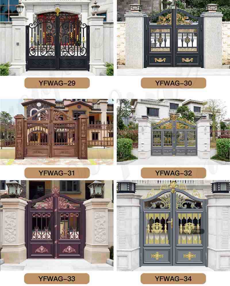 Aluminum-Gate-Door-Garden-Decoration-for