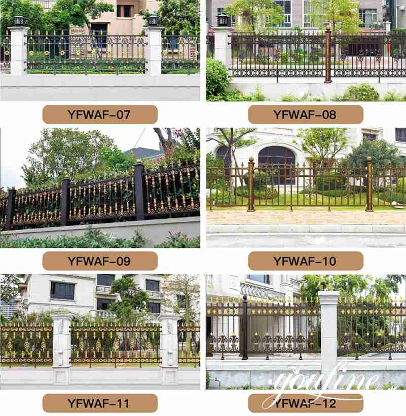 Casting Outdoor Residential Aluminium Gate 