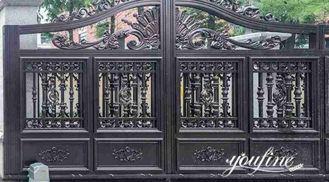 Decorative High Quality Aluminium Gate for Home for Sale ALGD-015