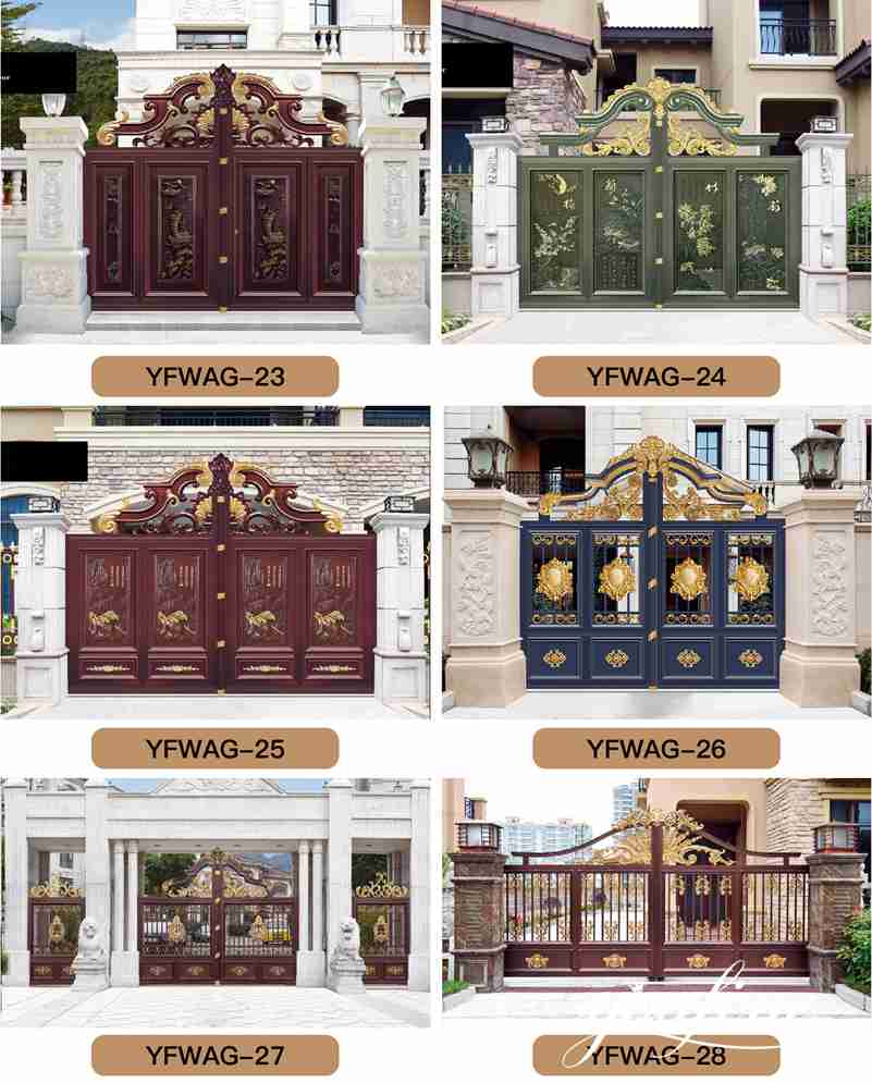 Decorative High Quality Aluminium Gate for Home