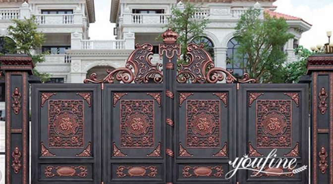 Outdoor Aluminium Garden Gate for Home Decor for Sale